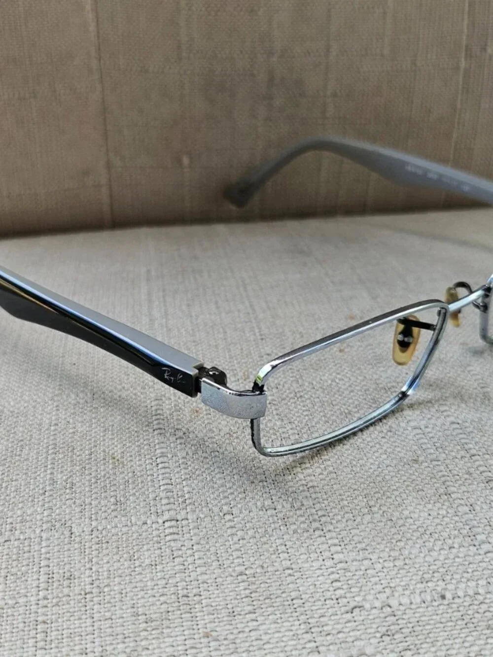 Ray-Ban Women Eyeglasses Frame Silver Tone Metal eyewear Glases RB6192
